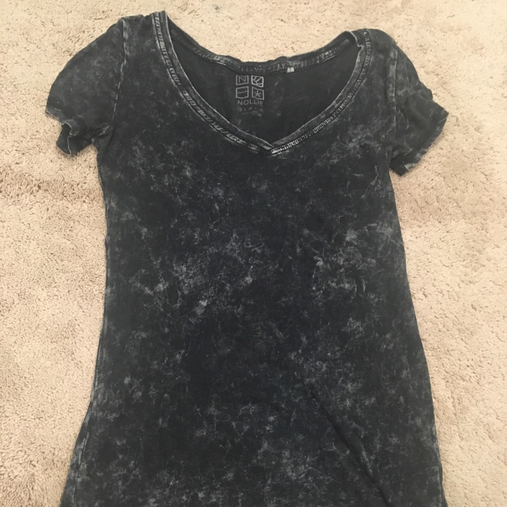 Nollie Grey V-Neck